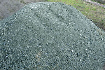 駐車場用の砂利 砕石配達